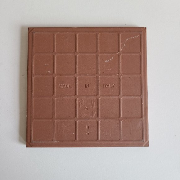 Decorative floral motif ceramic tile/trivet - Picture 3 of 3